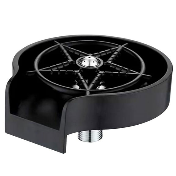 Automatic rinser Accessories Wash Washer Spray Washing Nozzle Cup Washer for Coffee Shop Glasses , Black Shell