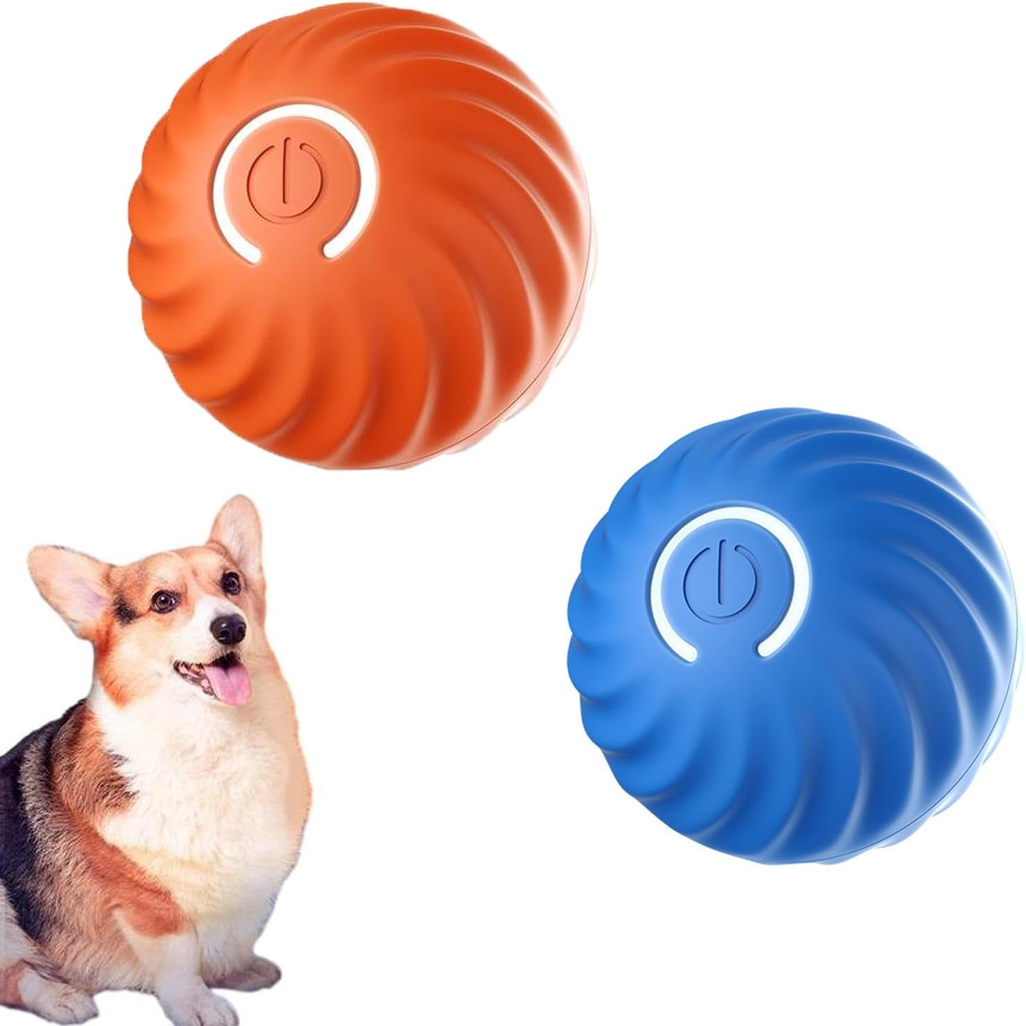 Automatic smart teasing dog ball that can't be bitten, Durable Motion dog toys Automatic Rolling