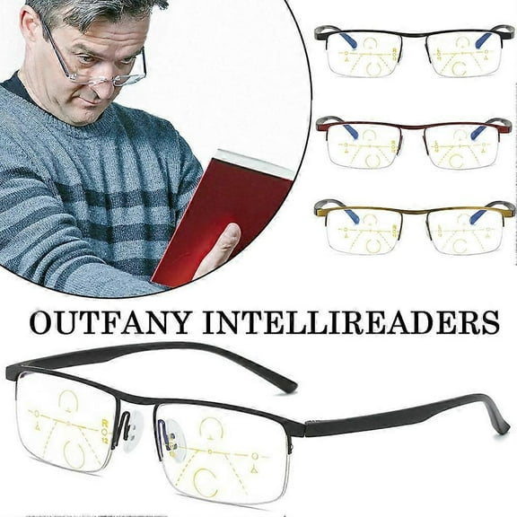 Automatic zoom reading glasses glasses anti-blue light elderly computer goggles