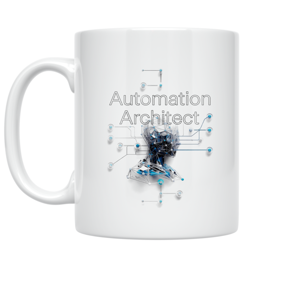Automation Architect Design - Tech Enthusiast - 11 oz Ceramic Coffee Mug