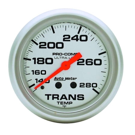 Autometer Ultra-Lite 2-5/8in Trans.Temp. 280 F. Mech.