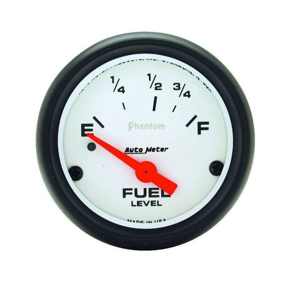 AUTO METER 5814 2-5/8IN FUEL LEVEL, 0 E/ 90 F, SSE, PHANTOM