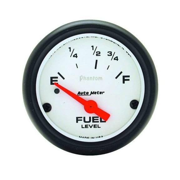 AUTO METER 5814 2-5/8IN FUEL LEVEL, 0 E/ 90 F, SSE, PHANTOM