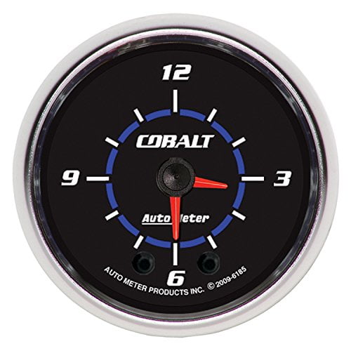 AUTO METER 6185 2IN CLOCK, ILLUMINATED, ANALOG, COBALT