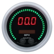 Autometer 6789-Sc Sport-Comp Speedometer, 3-3/8", 260 MPH / 260 Kmh, Electric Program Elite Digital
