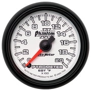 Autometer 7545 Phantom Ii Electric Pyrometer Gauge Kit