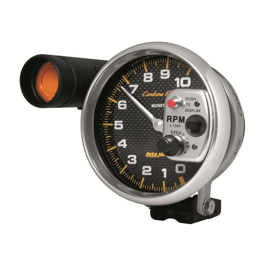 Autometer C/F 5in 10000RPM Tach w/Shift-Lite