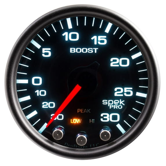 AutoMeter Spek-Pro Vacuum and Boost Gauge Part P30252 with Stepper Motor Technology