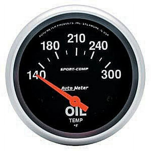Autometer Sport-Comp 66.7mm 60-170 Deg C Short Sweep Electronic Oil Temperature Gauge