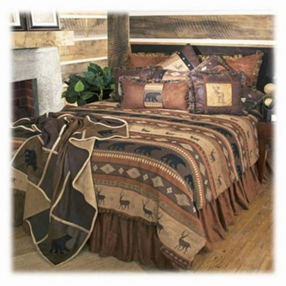 Automn Trails JB4141-5 Collection Comforter Set, 5 Pc Bed Set - Queen