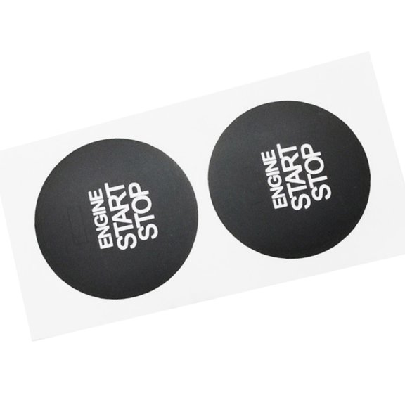 Automobile Button Security Label Premium PVC Substance Scratch Proof Decorative Face Strengthened Grip