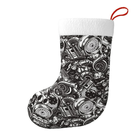 Automobile Car Parts Christmas Stockings 18 Ince ,Gifts Stocking Family Party Decorations For Holiday Tree Decor