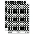 thumbnail image 1 of Automobile Car SUV Vehicle 200+ Round Stickers - Black - Matte Finish - 0.50" Size, 1 of 3