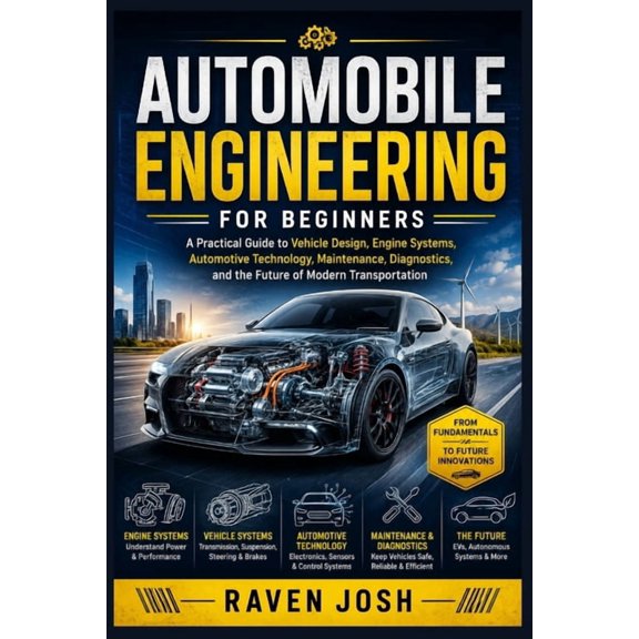 Automobile Engineering for Beginners: A Practical Guide to Vehicle Design, Engine Systems, Automotive Technology, Mainte, (Paperback)