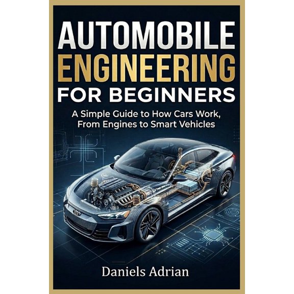 Automobile Engineering for Beginners: A Simple Guide to How Cars Work, From Engines to Smart Vehicles, (Paperback)