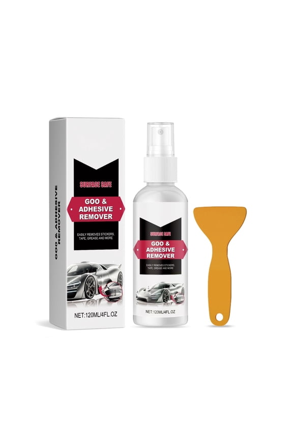 Automobile Glue Remover Double Bandage Surface Adhesive Remover Car Sticker Remover Spray Sticker Remover for Cars, Windows, Rapidly Removes Labels, Sticker, Glue 0.35 lb