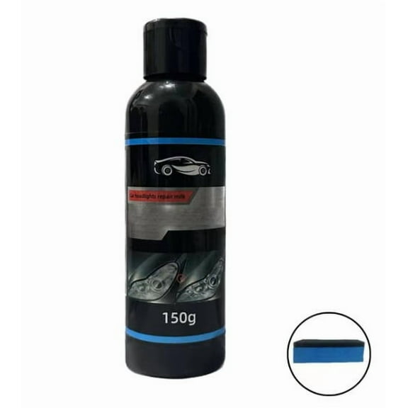 Automobile Headlamp Repair Lotion, Headlight Restoration & Brightening, Removes Yellowing & Scratches, 150ml, Long-Lasting Protection for Clear Vision at Night, Enhances Road Safety