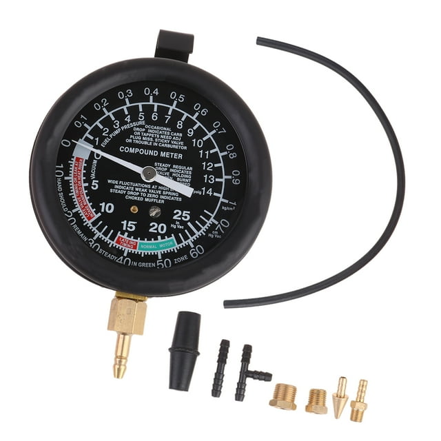 Automobile Inspection Engine Fuel System Seal Failure Vacuum Gauge TU1