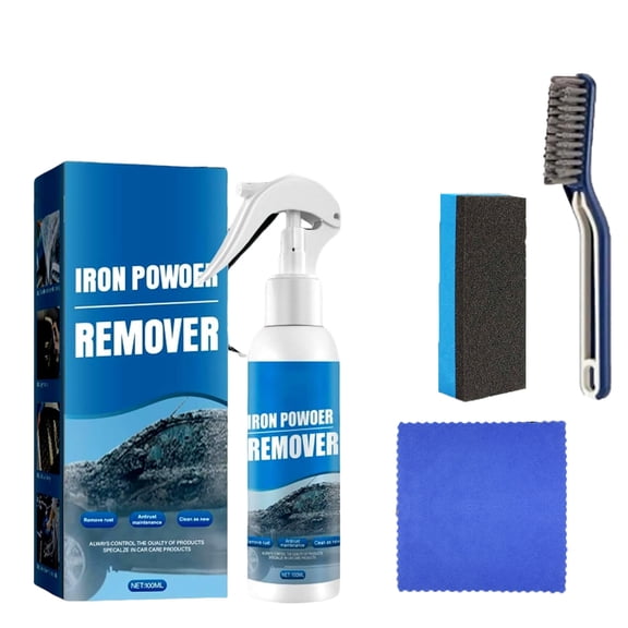 Automobile Iron Powder Remover, Powerful Rust Removal for Car Surfaces, Safe for All Finishes, Prevents Future Rust, User-Friendly Spray Nozzle, Ultimate Cleaning Solution