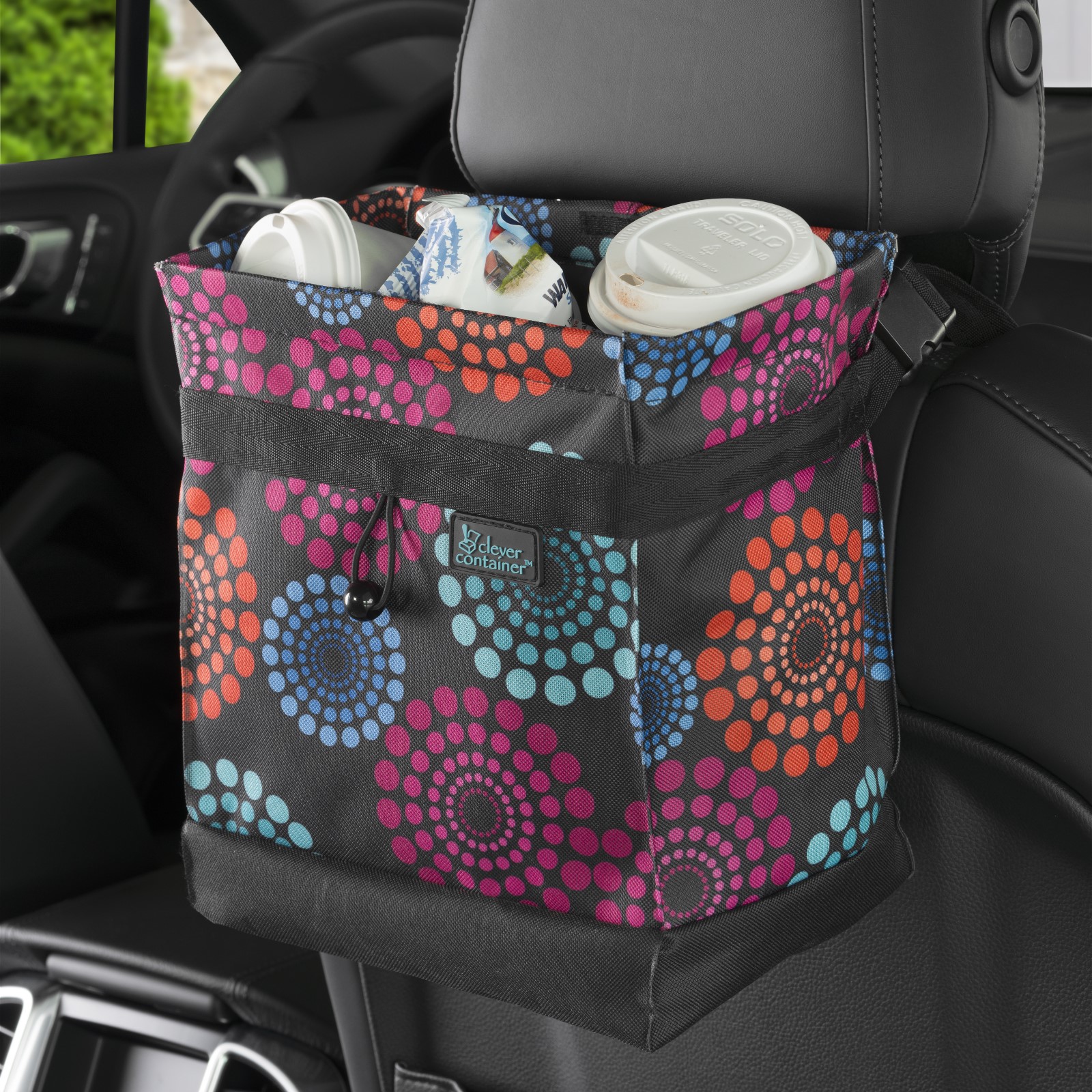 Automobile Litter Bag 'Bright Lights' Multi Color