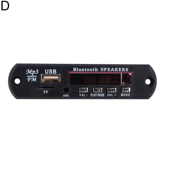 Automobile MP3 Player FM Radio Bluetooth 5.0 Speaker Module Audio Decoder Board