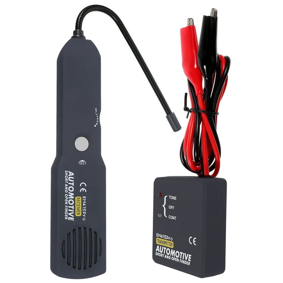 FENGGUIQU Car Short Circuit Finder Black ABS High Precision Detection for Car Use 1Set
