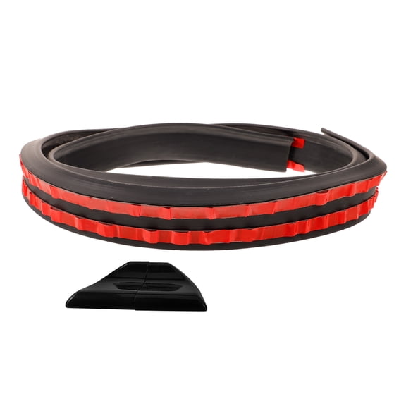 Automobile Tail Automotive Cars Universal Rear Spoiler No Punching Resin Fiber Black 147.00X3.50X1.00CM