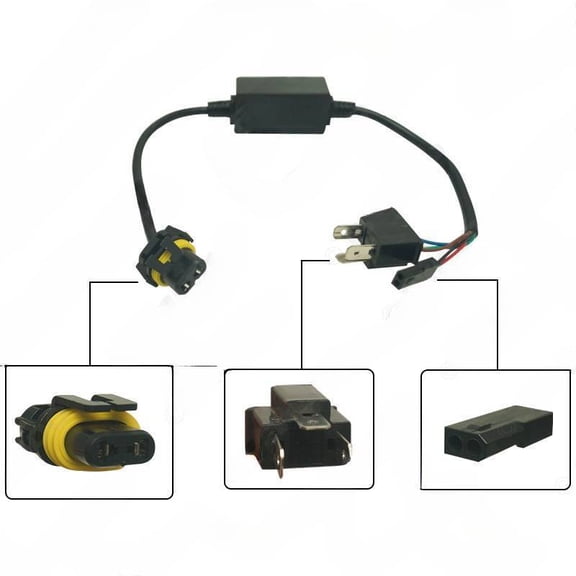 Automobile general 9-36V H4 9003 variable beam one to one harness HID xenon lamp wire ballast adapter