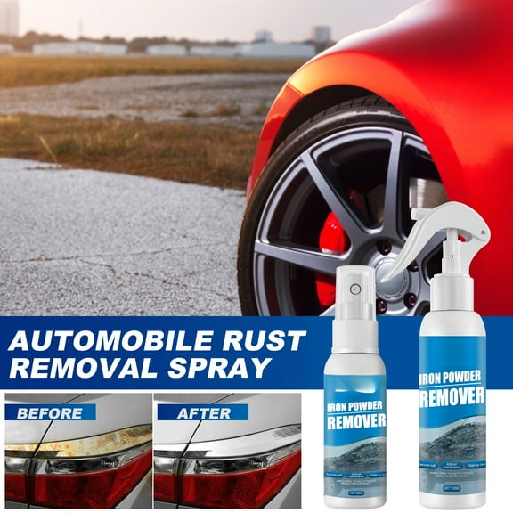 Automobile iron powder rust removal spray, rust prevention and rust removal agent, automotive supplies, decontamination and rust removal agent, cleaning products