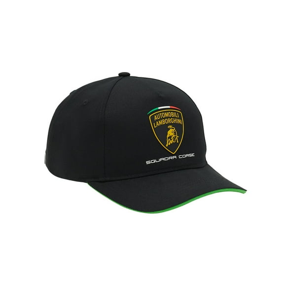 Automobili Lamborghini 2024 Adult Squadra Corse Team Cap Black