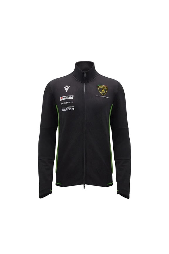 Squadra Corse Men's Zip Up Sweatshirt - Black