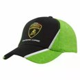 thumbnail image 1 of Automobili Lamborghini Squadra Corse Team Unisex Black/Green Hat, 1 of 4