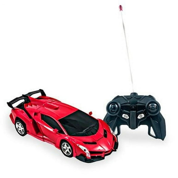 Automotion Shape-Shifting Robot RC Red Car "As Seen On TV"