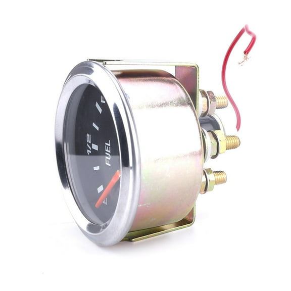 Automotive 2inch 52mm 12V Fuels Levels Meter Oil Quantity Gauge with Bright LED Screen Suitable for Competitive Car