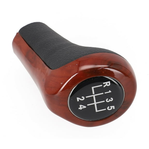 Automotive 5/6 Speed Woodgrain Leather Shift Knob Accessory For Bmw E30 E36 E46 E39 E34 Z3 E53 Direct Replacement 5Speed Fangkenuo