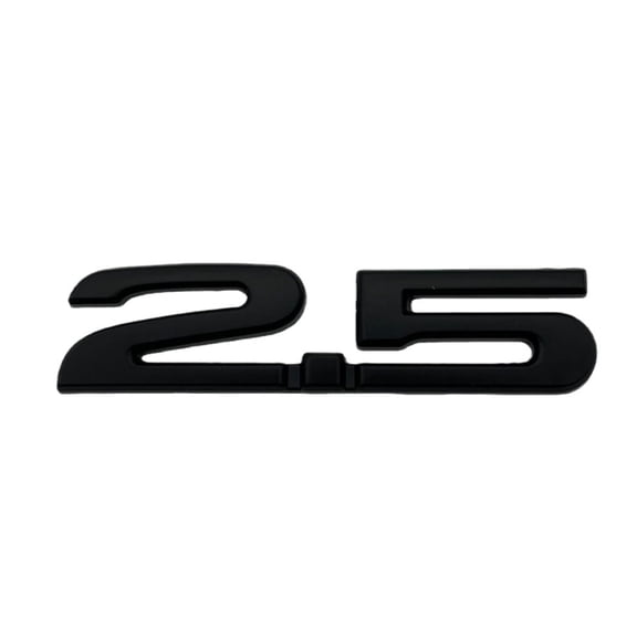 Automotive Accessory 3D ABS 2.0 2.5 Shaped Car Emblems Badge Decal Sticker Decorative Rear Trunk Badge Sticker
