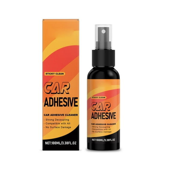 Automotive Adhesive Remover With 100Ml Bottle, Non-Residual Formula For Stickers, Glue Stains And General Cleaning 3.9X1.8X1.8In 0.44Lb
