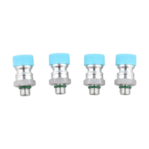 Automotive Air Conditioning Valve Set 4pcs for High Pressure Inflation Tasks