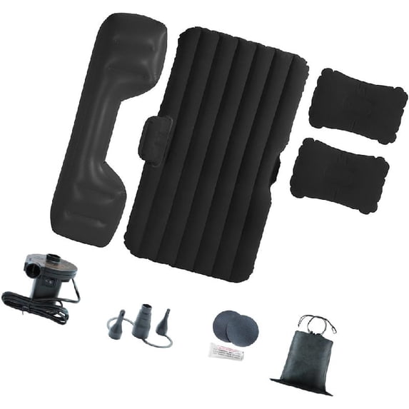 Automotive Air Mattress T Shape Reinforced Base Waves Shape Body Leak Vehicle Air Bed for