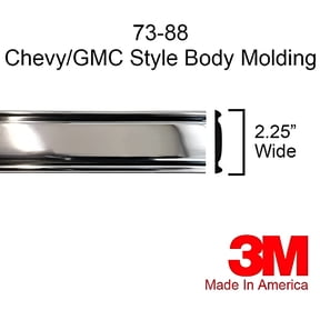 Automotive Authority 1973-1987 Chevy C10, C20, C30, K10, K20 2.25" Exterior Automotive Accessories