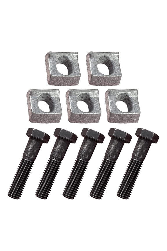Axle Wheel Rim Clamps & Bolts for Mobile Home, 5 Packs