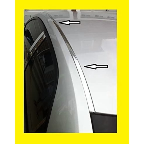 Automotive Authority Chrome Roof Trim Molding Kit for 2005-2010 300 300C - 2006 2007 2008 2009 05 06 07 08 09 10