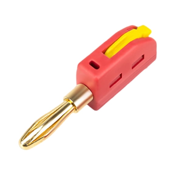 Automotive Banana Plug Featuring Gold Plated Contact Surfaces for Enhances Conductivity and Signal Quality