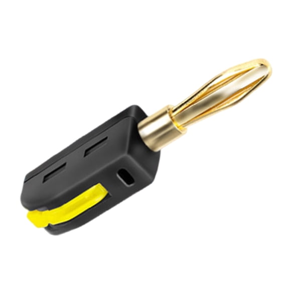 Automotive Banana Plug Featuring Gold Plated Surfaces for Enhances Conductivity and Signals