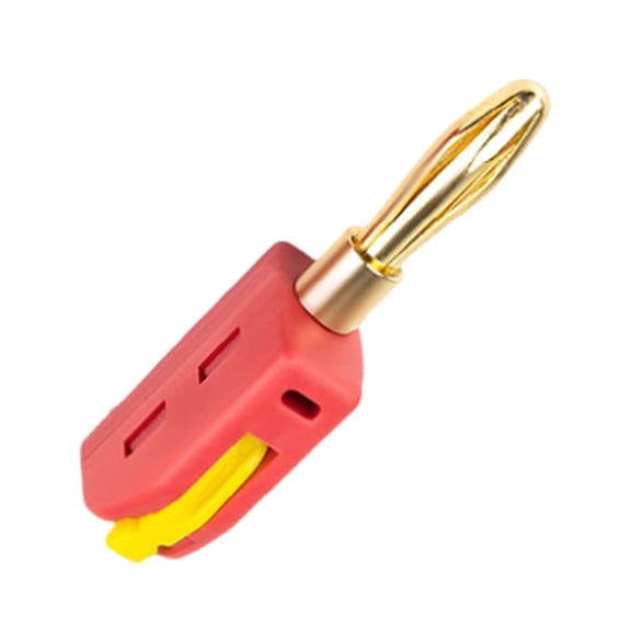 Automotive Banana Plug Featuring Gold Plated Surfaces for Enhances Conductivity and Signals