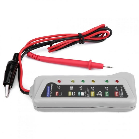 Automotive Battery Load Tester, Analyzer With Led Indication For Precise Assessments Of Your 12V Car Battery