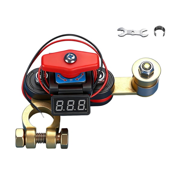 Automotive Battery Power Control Switch 12 Volt 24 Volt Copper Rotary Manual Battery Cut Off Shut Off Switch