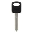thumbnail image 1 of Automotive Blank Double Sided Universal Key for Ford - Black & Silver, Pack of 5, 1 of 1