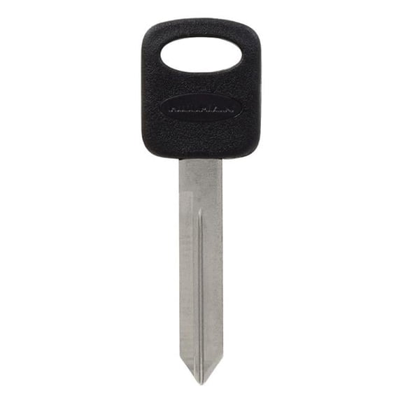 Automotive Blank Double Sided Universal Key for Ford - Black & Silver, Pack of 5