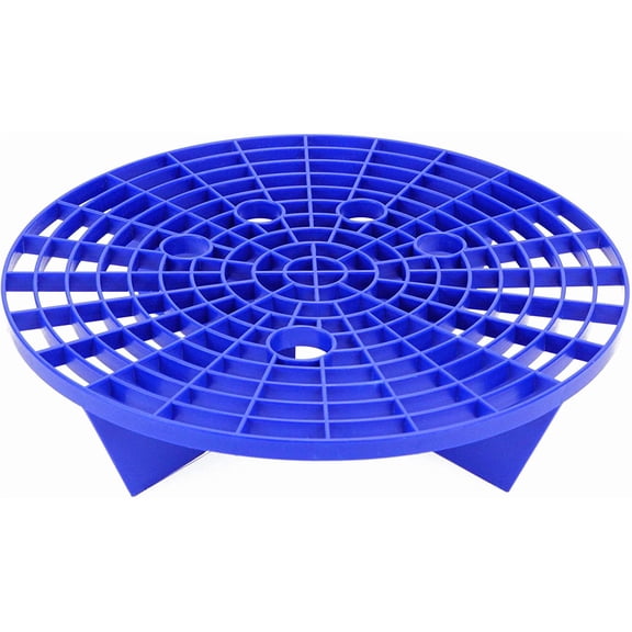 Automotive Bucket Insert Grit Trap for Car Wash and Detail Kits, Helps Remove Dirt and Debris from Microfiber, Mitts, Cloths, and Sponges, Blue